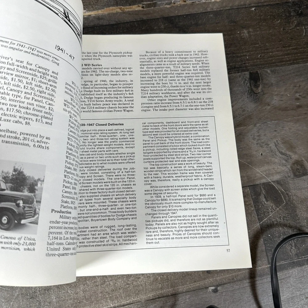 Dodge Pickups History and Restoration Guide 1918-1971 by Don Bunn & Tom Brownell